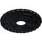 Ekena Millwork Kendall Train Station Medallion (Canopies up to 3 7/8"), 18 1/2"OD x 3 7/8"ID x 1"P, Jet Black CM18KDBLF - alternate 2